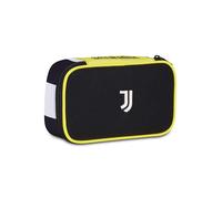 Seven Juventus Trousse d'école Quick Case, Noir, avec stylos, Crayons, Couleurs, école Primaire et média, Enfant, Football, Noir, Moderne