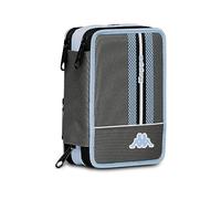 Seven Kappa Trousse Scolaire 3 Fermetures éclair, Gris Bleu, Porte-Stylo Triple Compartiment Complet avec Stylets, Crayons et Couleurs, Accessoires Sac à Dos, école, Enfant garçon