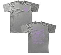 Seven Lions Merch by The Light of The Moon T-shirt d'été tendance décontracté Y2K T-shirt à manches courtes Sport Unisexe Top, gris, S