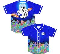 Seven Lions Merch Veste de baseball en jersey T-shirt d'été pour femme/homme T-shirt à manches courtes Mode Streetwear, style 2, XS