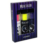 seven Lot de 3 surligneurs mercredi - Set d'écriture - Surligneurs dans une boîte cadeau.