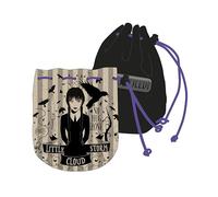 Seven Mercoledi Portefeuille pour Fille, Multi-Poches, Noir, Porte-Cartes, Porte-Monnaie