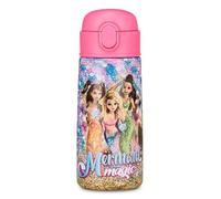 Seven Mermaid Magic Bouteille d'eau thermique en acier inoxydable pour enfant Fuchsia, maintien de la température jusqu'à 24 heures, maternelle, école primaire et loisirs, fille, fuchsia, moderne