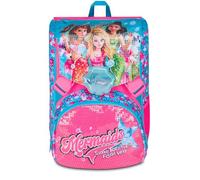 Seven Mermaid Magic Sac à dos double compartiment extensible, bleu ciel, grande capacité, dossier préformé, fille, école primaire, bleu ciel, Taglia unica, Décontracté