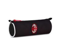 Seven Milan Porte-stylos, Noir, Trousse Ovale pour stylos, Crayons et Accessoires, école Moyenne et supérieure, garçon de Football, Noir, Moderne