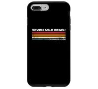 Seven Mile Beach Motif Rayures rétro Îles Caïmans Coque pour iPhone 7 Plus/8 Plus
