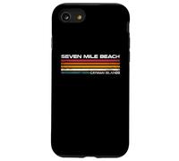 Seven Mile Beach Motif Rayures rétro Îles Caïmans Coque pour iPhone SE (2020) / 7/8