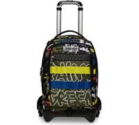 Seven Multicolore Sac à dos scolaire à roulettes 34L Polyester - Chariot scolaire