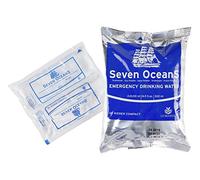 Seven Oceans Conserve d'eau potable presque indestructible dans un super pack de survie (3 x 500 ml)