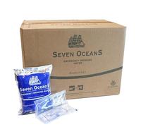 Seven Oceans Ration d'Eau de Survie 30 x 500 ml 15 L Eau Potable | Réserve d'eau potable : 30 sachets de 500 ml, 15 litres, sans chlore et sans additif.