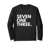 Seven One Three Code régional 713 Houston Texas Manche Longue