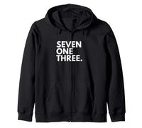 Seven One Three Code régional 713 Houston Texas Sweat à Capuche