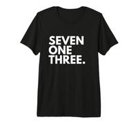 Seven One Three Code régional 713 Houston Texas T-Shirt Haut de Gamme