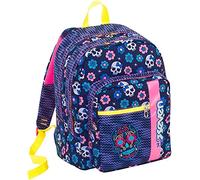 Seven Outsize school backpack - MEXI GIRL - Blue and Pink - 33 LT - reflective inserts
