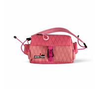 Seven Peaks Sac banane imperméable antivol avec plusieurs compartiments, sac banane de sport réglable pour homme et femme, idéal pour voyage, course, randonnée et cyclisme, rose, Décontracté
