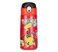 Seven Pokémon Gourde Thermique Rouge, Maintien de la température jusqu'à 24 h, Bouteille d'asile, école Primaire et Loisirs, Rouge, Taglia Unica, Moderne