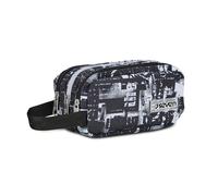 Seven Porte-stylo scolaire 3 Zip, noir, Freethink Boy, sachet triple compartiment avec organisateur, poches et élastiques porte-stylo, accessoires sac à dos, moyennes, supérieures, enfant garçon, Noir