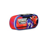 Seven Porte-stylo Sonic Garçon Porte-crayons, Bleu, Taille unique