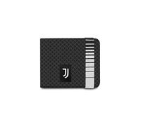 Seven Portefeuille élastique Juventus, noir, compartiments pour billets et cartes, porte-monnaie avec bouton magnétique, élastique extérieur, pour enfants et adolescents, voyage, loisirs, idée cadeau