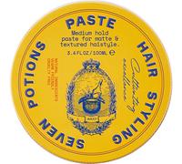 Seven Potions Pâte coiffante pour homme 100 ml - Adhésion moyenne et flexible - Fini mat et texturé - Application facile - Naturel, végétalien, sans cruauté