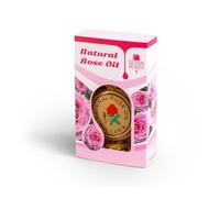 Seven Roses Huile essentielle de rose de Damascena 1 ml - 100 % pure - Distillée en Bulgarie - Pour parfum, cosmétiques, aromathérapie et massage