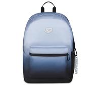 Seven Round Shade Tech Sac à dos d'école, bleu clair, 29 l, compartiment unique, Powerbank USB, extensible, poche avant, compartiment interne pour ordinateur portable, collège et lycée, enfants