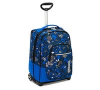 Seven Sac à Dos à Roulettes, Fit Noongar, Sac à Livres à Roulettes, 2 En 1, Sac à Dos + Trolley, Filles et Garçons, pour L'École, le Sport, les Loisirs, Pochette pour Ordinateur Portable, Bleu