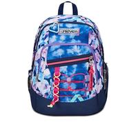 Seven Sac à Dos Advanced Ecole Loisirs Sac d'école spacieux pour Adolescents, Filles, garçons, Cartable rembourré ; avec Compartiment pour Ordinateur Portable et Compartiment pour Bouteille d'eau
