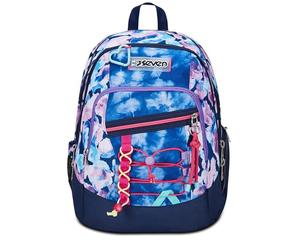 Seven Sac à Dos Advanced Ecole Loisirs Sac d'école spacieux pour Adolescents, Filles, garçons, Cartable rembourré ; avec Compartiment pour Ordinateur Portable et Compartiment pour Bouteille d'eau