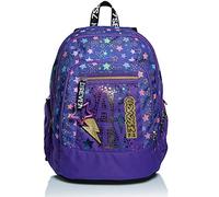 Seven Sac à Dos, Avancé, Dance Party Sac à Dos Scolaire Rembourré, Sac à Livres, Taille Unique Filles et Garçons, , pour L'École, le Sport & les Loisirs, Pochette pour Ordinateur Portable, Violet,