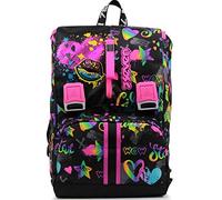 Seven Sac à Dos, Big Iridescent pour Adolescents, Filles et Garçons, Grande Capacité, pour L'École, le Sport & les Loisirs, design Italien, Noir
