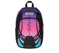 Seven Sac à dos d'école double nuanced, fuchsia, double compartiment de 31 litres de capacité, avec poche pour PC, poche pour bouteille d'eau et poche avec organisateur, école moyenne et supérieure