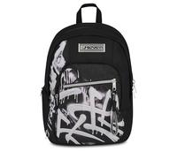 Seven Sac à dos Dual Detach PLUMPY LINE BOY – 32 L noir, amovible, double compartiment, pour PC