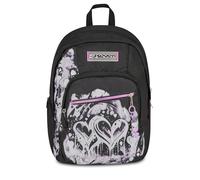 Seven Sac à dos Dual Detach PLUMPY LINE GIRL – 32 L noir, double compartiment, poche organisateur