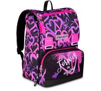 Seven Sac à dos d'école extensible unisexe pour enfants, rose, Unique, Moderne