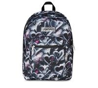 Seven Sac à dos d'école FREETHINK - 34 L, double compartiment, noir, compartiment ordinateur ablet