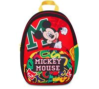 Seven Sac à dos maternelle Mickey Mouse, rouge, confortable et coloré, 14 litres, sac à dos maternelle et loisirs pour enfant, rouge, Taglia unica, Moderne