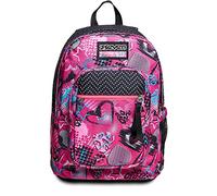 Seven Sac à Dos, New Fit Glamheart Sac à Dos Scolaire Rembourré, Sac à Livres, Taille Unique Filles et Garçons, Grande Capacité, pour L'École, le Sport & les Loisirs, avec Poches Latérales,
