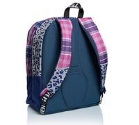 Seven Sac à Dos, Outsize Alpha Beat Sac à Dos, Sac à Livres, pour Adolescents, Filles et Garçons, Grande Capacité, pour L'École, le Sport, les Loisirs, design Italien, Violet