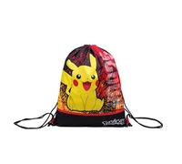Seven - Sac à dos - POKEMON - PIKACHU - Jaune Rouge - Sac à dos avec Fermeture Cordon - Sac Easy Bag Sport - Sac à dos Sport Enfant, multicolore, Taglia unica, Sac à dos tyrolien