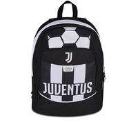 Seven Sac à Dos Scolaire Advanced Juventus, Double Compartiment, Couleur Noire, 29 L, Poche latérale pour Bouteille d'eau, Compartiment pour PC, Primaire et secondaire, Enfants et Adolescents