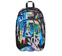 Seven Sac à dos scolaire Dual BUZZY NOTE BOY, double compartiment, bleu, 32 L, multifusion, poche équipée, poche latérale porte-bouteille, compartiment pour PC, école moyenne et supérieure, enfant
