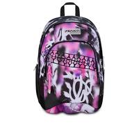 Seven Sac à dos scolaire Dual BUZZY NOTE GIRL, double compartiment, gris, 32 L, multifonction, poche équipée, poche latérale porte-bouteille, compartiment pour PC, école moyenne et supérieure, fille
