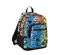 SEVEN Sac à dos scolaire Fluo Stamp Sac à dos école Freethink - école primaire - fille, bleu, Taglia unica, Fluo Stamp Sac à dos d'école Freethink