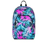 Seven Sac à dos scolaire Pro XXL Detach avec casque sans fil, fuchsia, poche intérieure pour PC et poche latérale pour bouteille d'eau, 33 L, école moyenne et supérieure, sac à dos fille, fuchsia