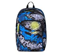 Seven Sac à dos scolaire Pro XXL réversible Detach, bleu, sac à dos double compartiment avec écouteurs sans fil, poche pour PC et poche porte-bouteille, école moyenne et supérieure, garçon