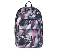 Seven Sac à dos scolaire Pro XXL réversible Detach, gris, sac à dos double compartiment avec écouteurs sans fil, poche pour PC et poche porte-bouteille, école moyenne et supérieure, fille