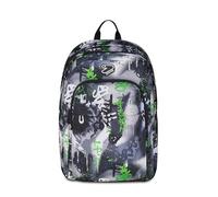 Seven Sac à dos scolaire Pro XXL réversible Detach, gris, sac à dos double compartiment avec écouteurs sans fil, poche pour PC et poche porte-bouteille, école moyenne et supérieure, garçon