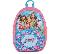 Seven Sac à dos Small Mermaid Magic, Turquoise Fluo, Mono Compartiment avec poche pour bouteille d'eau et poche avant, capacité 14 litres pour fille, maternelle