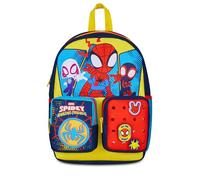 Seven Sac à dos Spiderman, ouverture zippée, poche latérale porte-horrasse, école et maternelle, idée cadeau pour enfants, produit officiel, idée cadeau